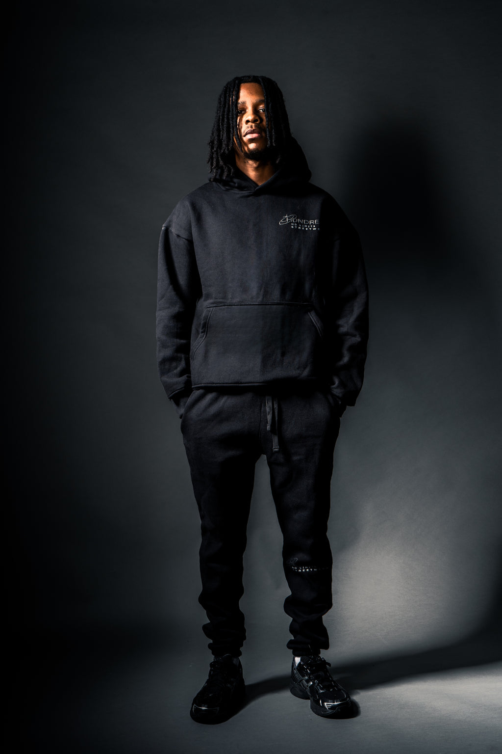 HUNDRÉ NO LIMITS TRACKSUIT - BLACK